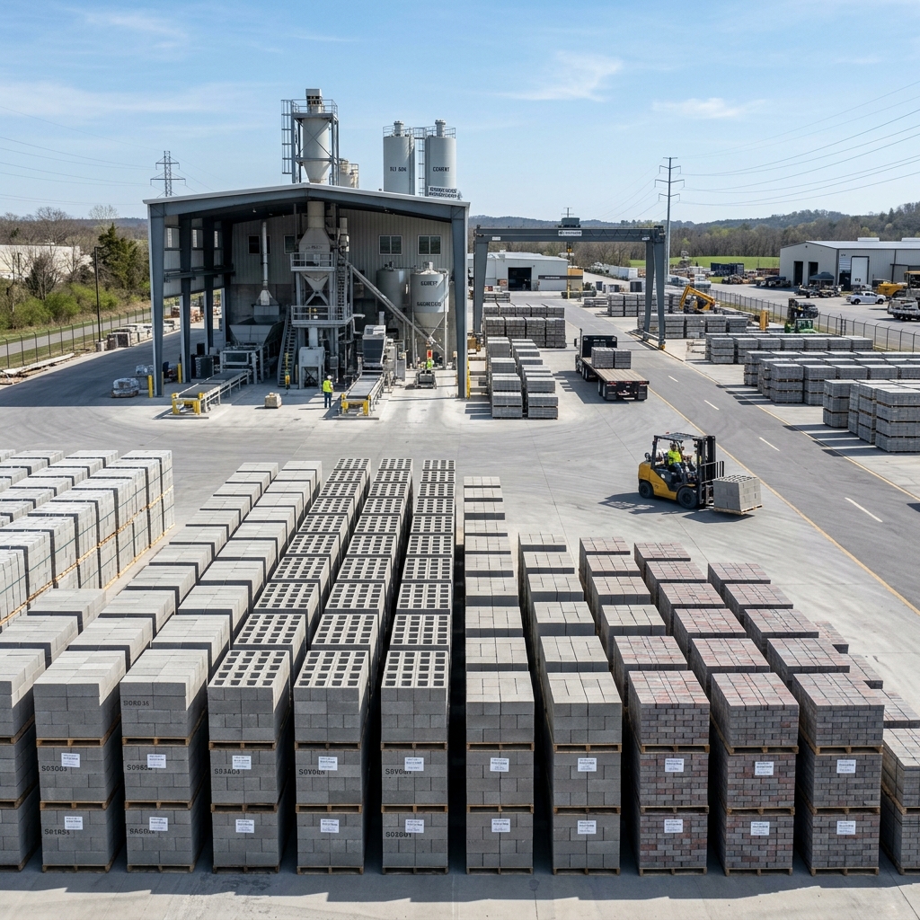 Precast Block Manufacturing Facility
